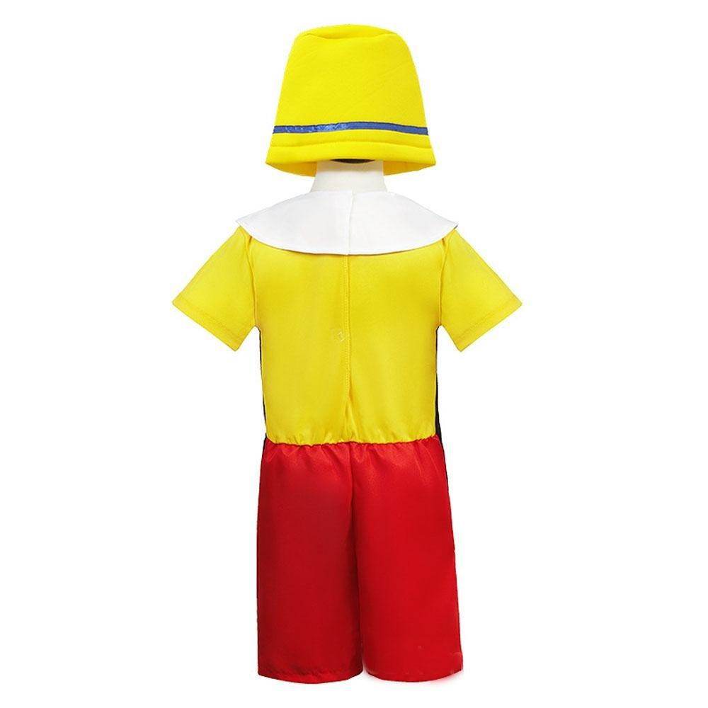 Long nose Pinocchio Set Halloween Carnival Cosplay Costume For Kids - Ecosfun