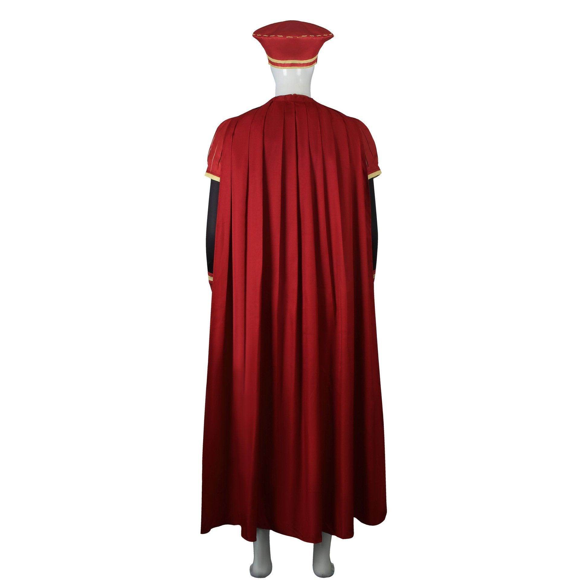 Lord Farquaad Halloween Cosplay Costume Shrek Red Robe Cape - Ecosfun