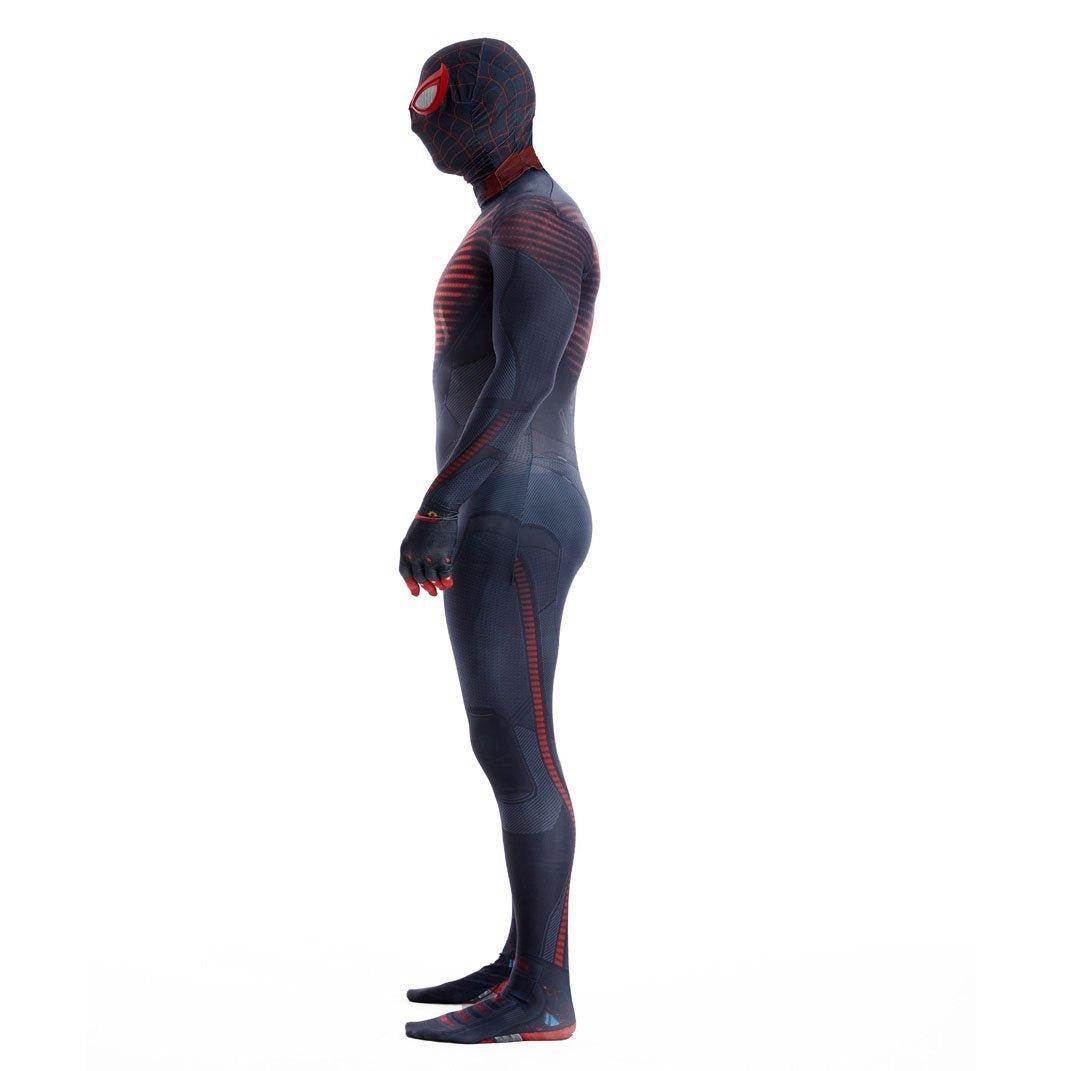 Miles Morales Spider Man PS5 Cosplay Suit Ultimate Costume for Kids and Adults - Ecosfun