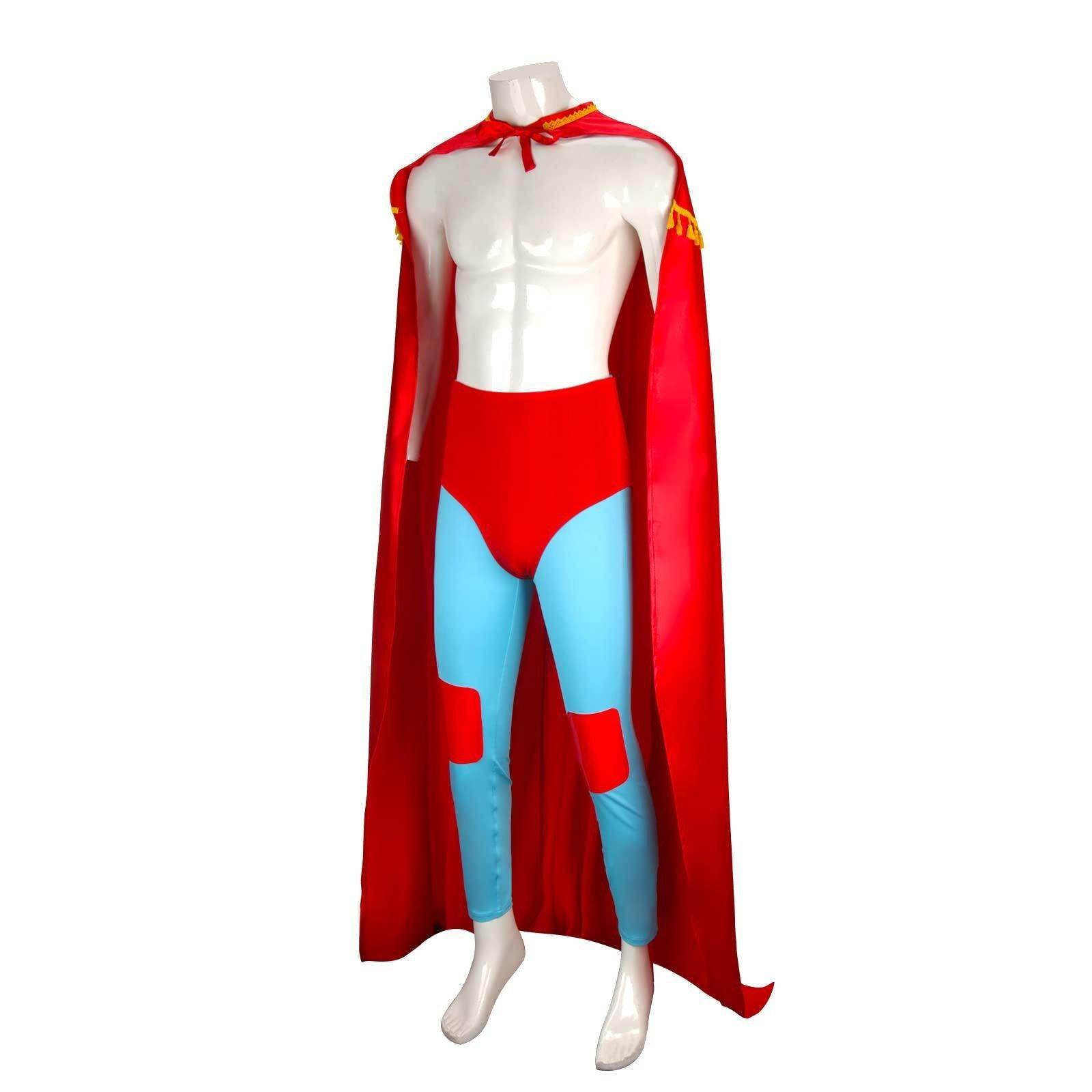 Nacho Libre Costume for Adults with Cape Headgear - Ecosfun