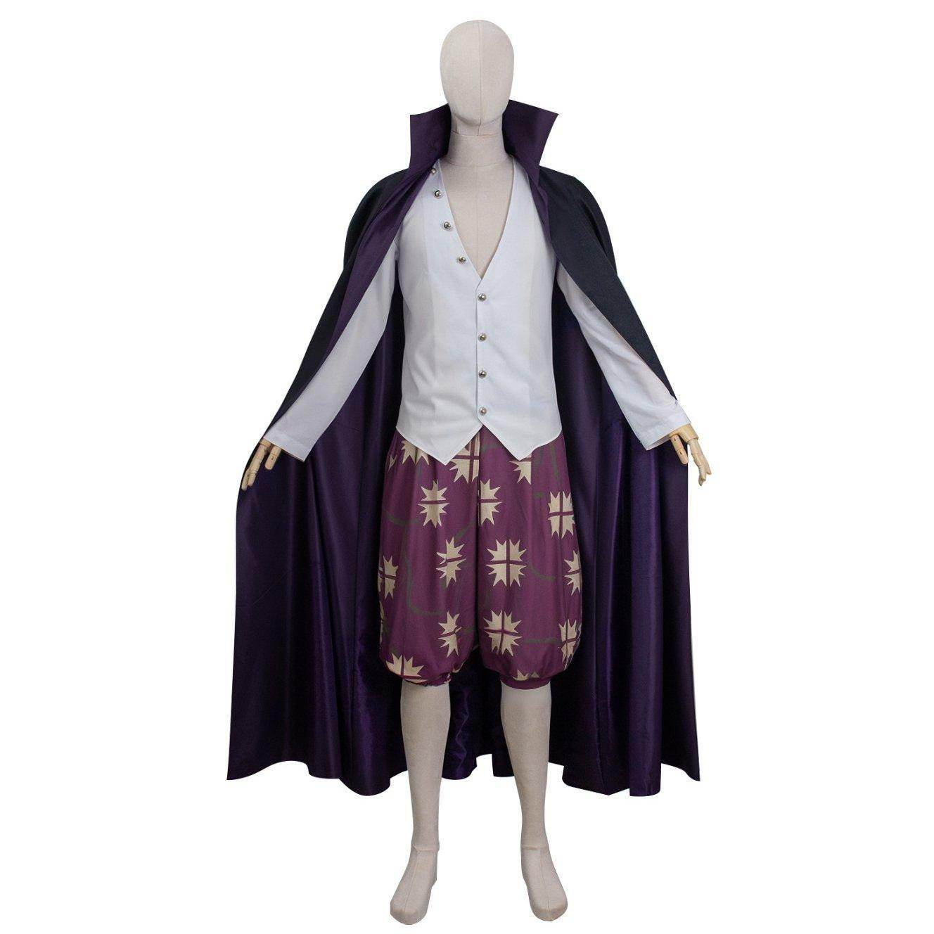 One piece Dracule Mihawk Costume anime cosplay - Ecosfun