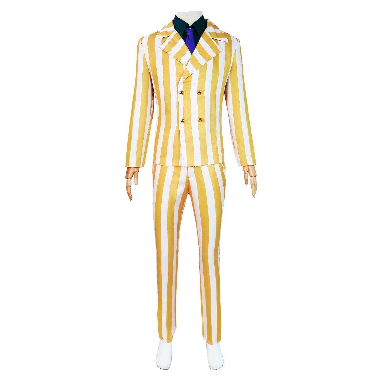 One Piece Wano Country Kizaru Costume Party Carnival Cosplay Full Set - Ecosfun
