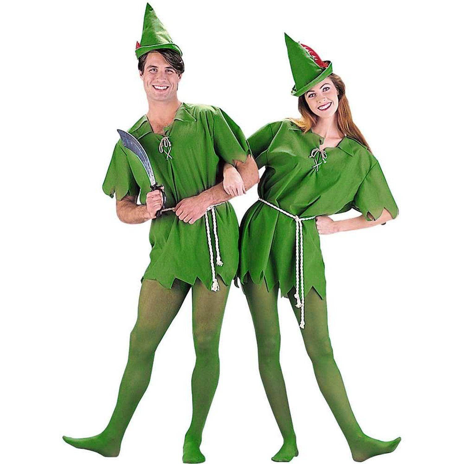 Peter Pan Robin Hood Storybook Adult Kid Dress Up Party Green Costume - Ecosfun