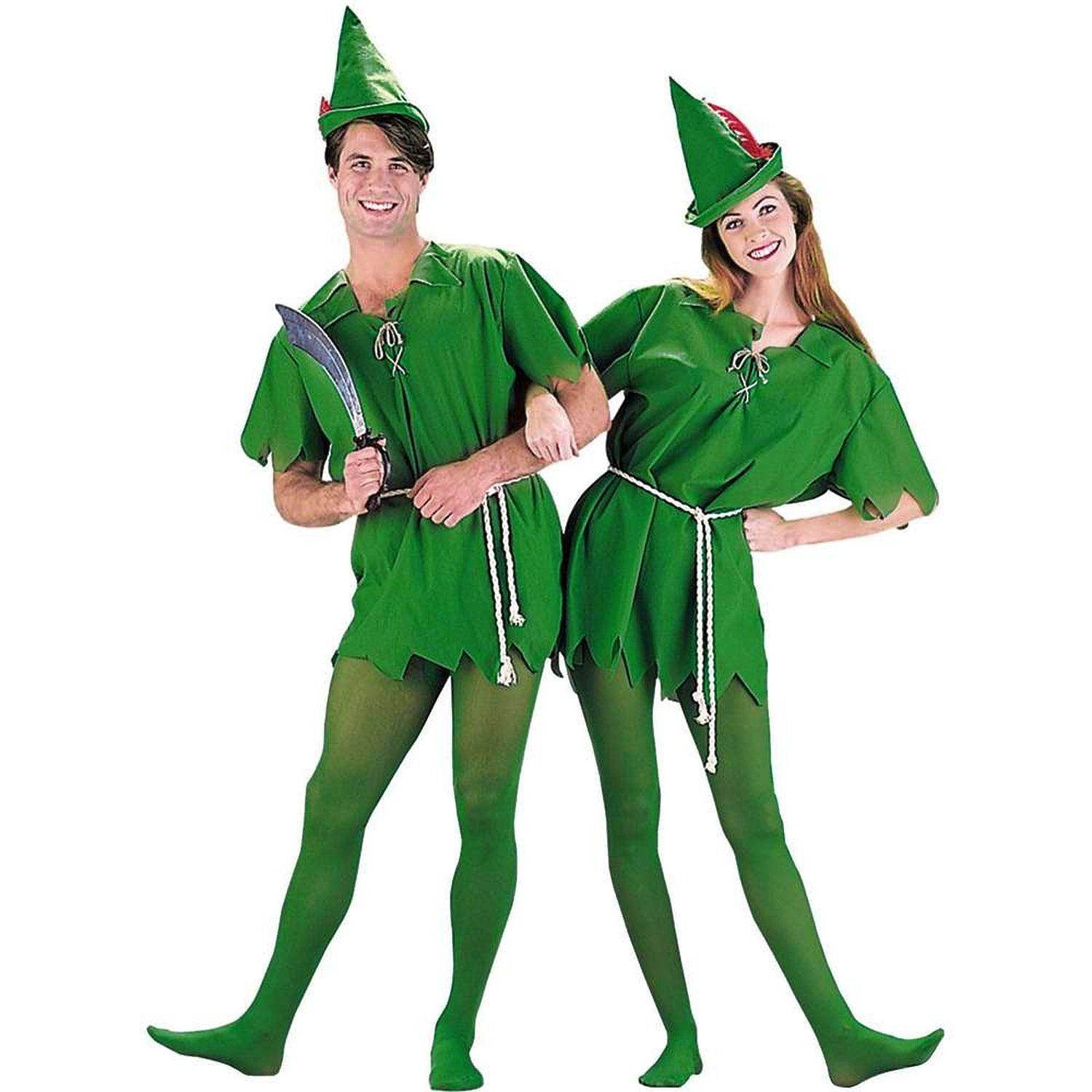 Peter Pan Robin Hood Storybook Adult Kid Dress Up Party Green Costume - Ecosfun