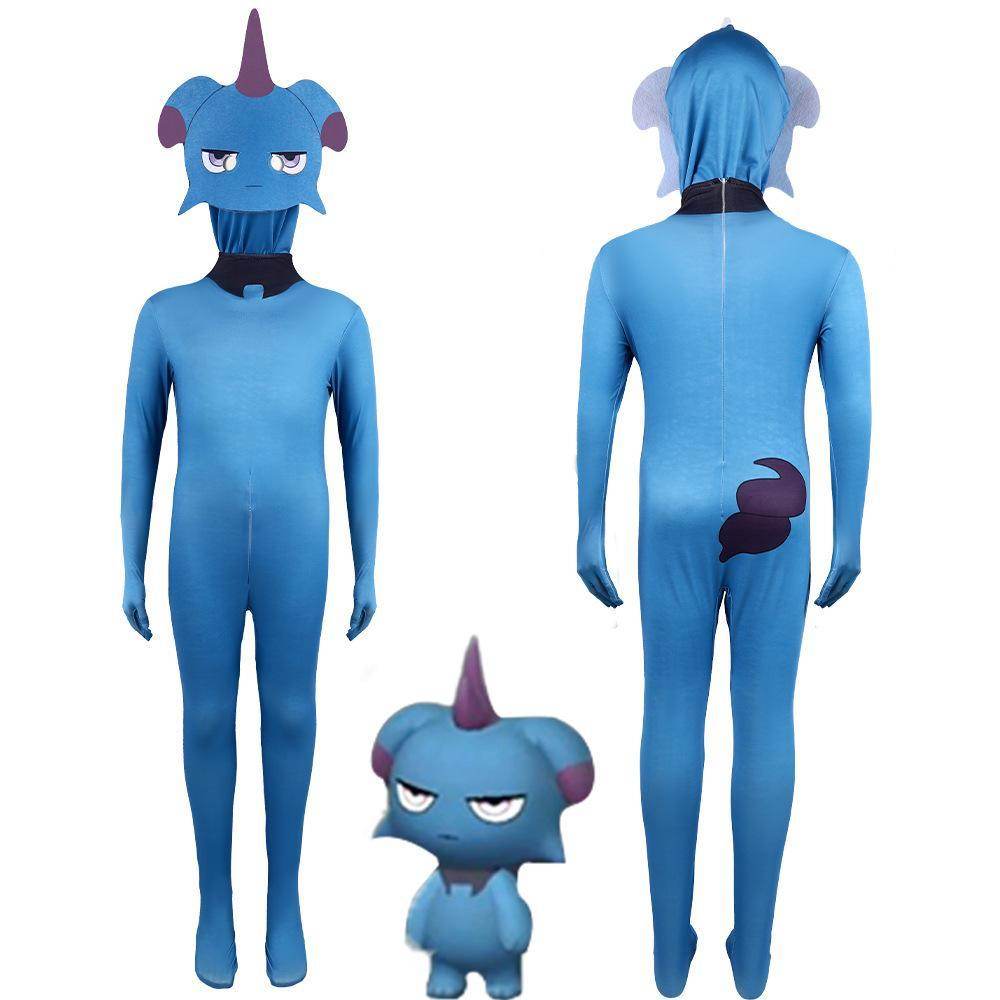 Plawworld Game Grizzbolt Depresso Cattiva Incineram Costume Cosplay Jumpsuit - Ecosfun