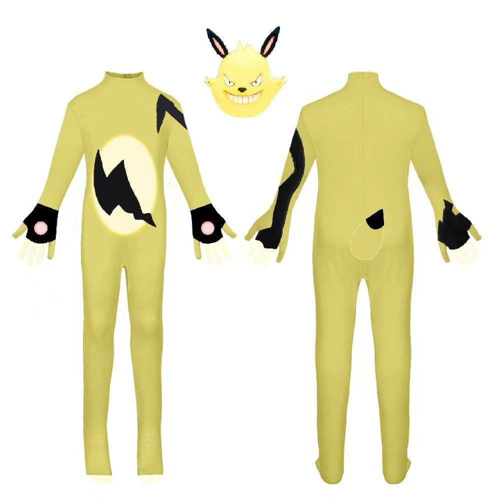 Plawworld Game Grizzbolt Depresso Cattiva Incineram Costume Cosplay Jumpsuit - Ecosfun