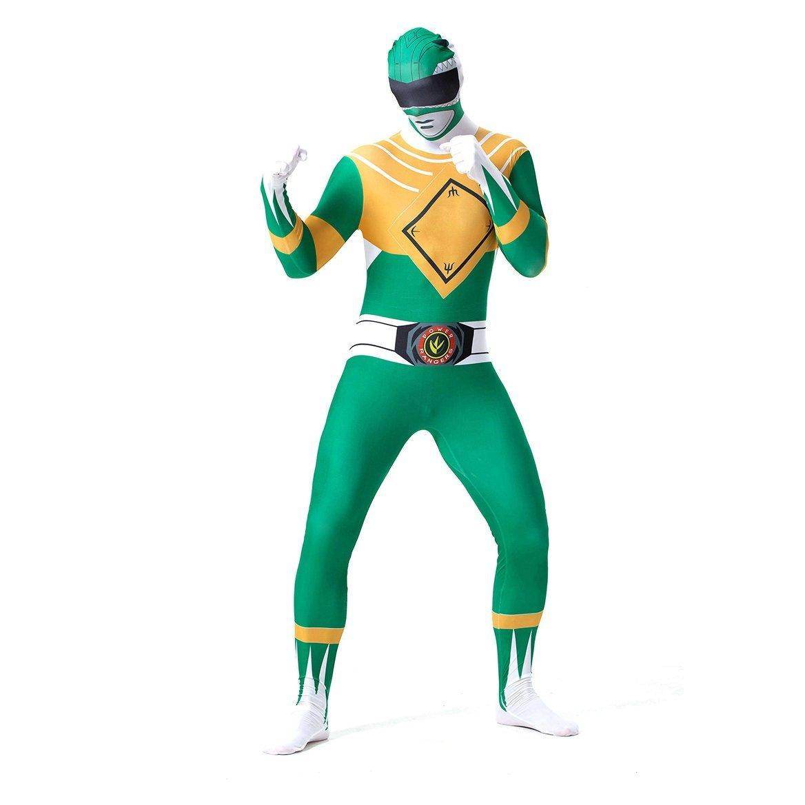 Power Ranger Zentai Bodysuit Costume Halloween Cosplay - Ecosfun
