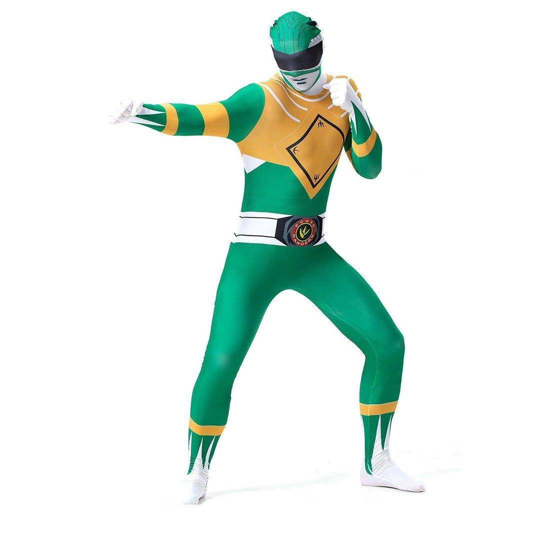 Power Ranger Zentai Bodysuit Costume Halloween Cosplay - Ecosfun