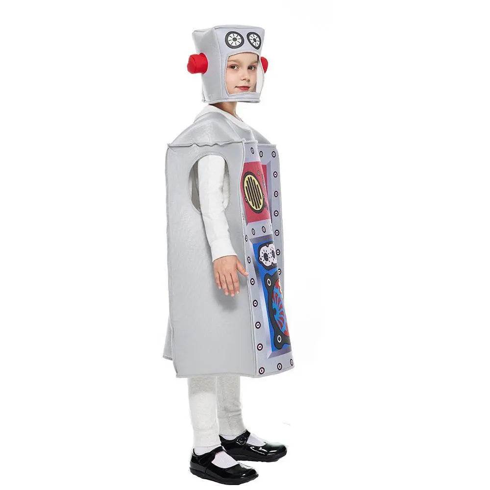 robot Cosplay Costumes Compound Sponge Party halloween for Kids - Ecosfun