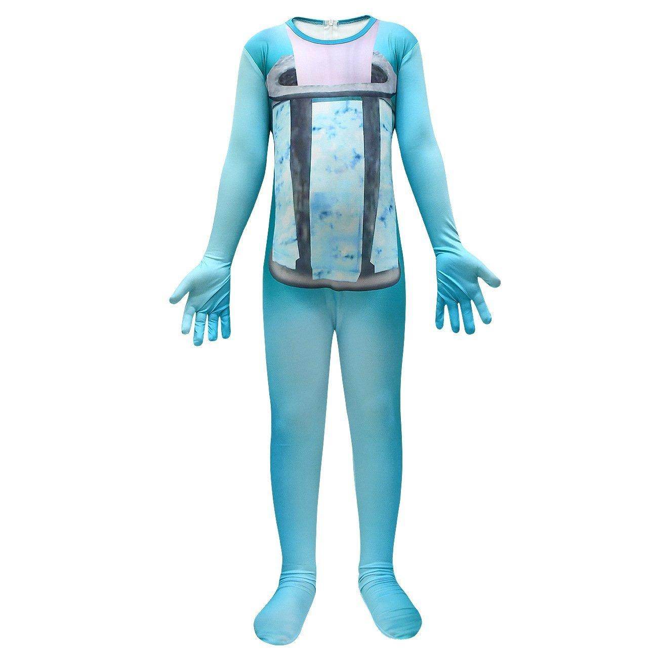 Skibidi Toilet Blue Jumpsuit Titan Tv man Cosplay Costume For Kids - Ecosfun