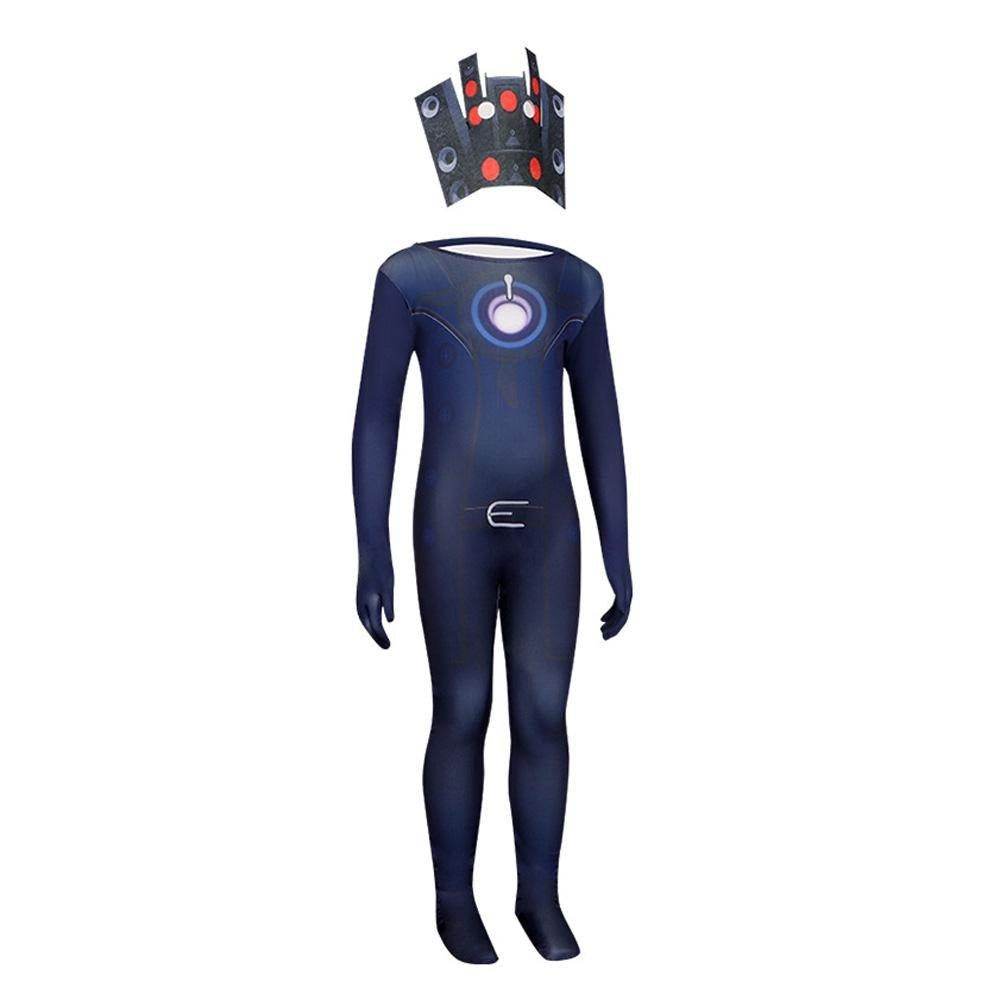 Skibidi Toilet Game Kids Cosplay Costume Jumpsuit Halloween Carnival Suit - Ecosfun