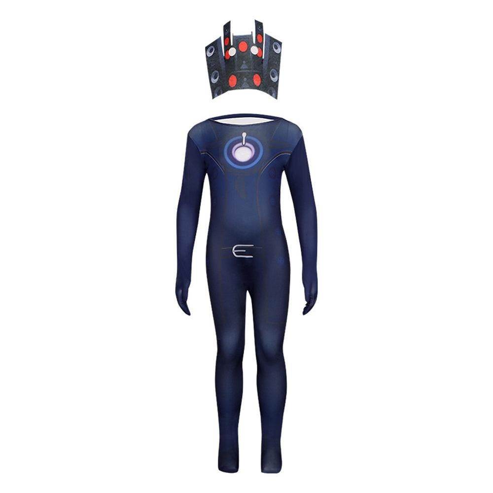 Skibidi Toilet Game Kids Cosplay Costume Jumpsuit Halloween Carnival Suit - Ecosfun