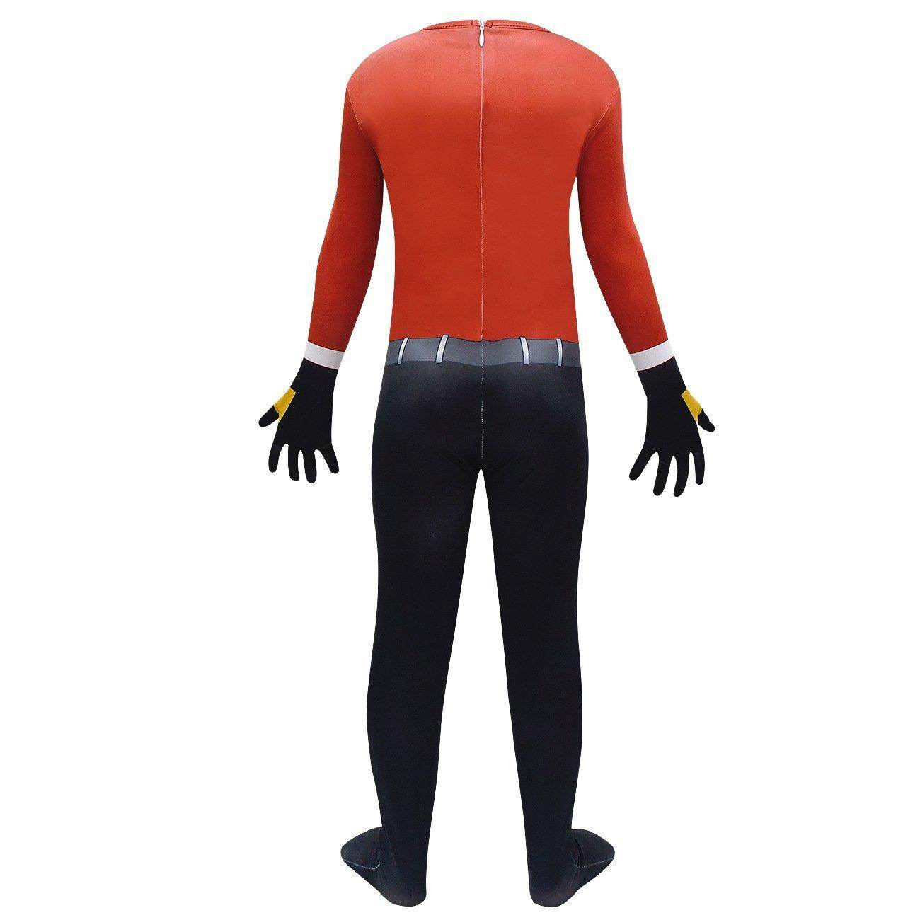 Skibidi Toilet Outfits Orange Jumpsuit Mask Titan Tv man Cosplay Costume For Kids - Ecosfun