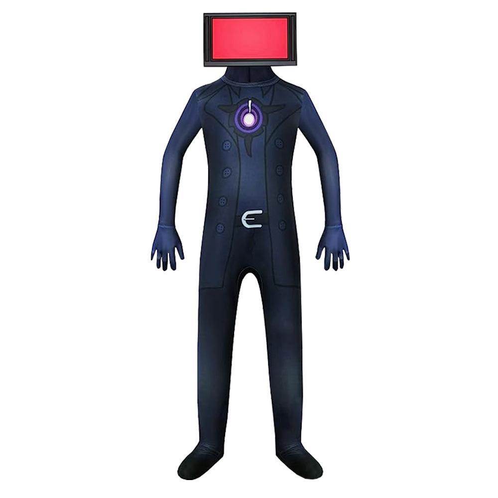 Skibidi Toilet Party Bodysuits Titan TV Jumpsuit Men Cosplay Costume For Kids Adult - Ecosfun