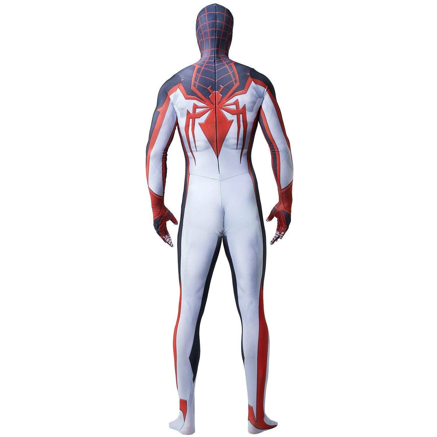 Spider-Man PS5 Game Miles Morales Tight Jumpsuit Costume for Adults and Kids - Ecosfun