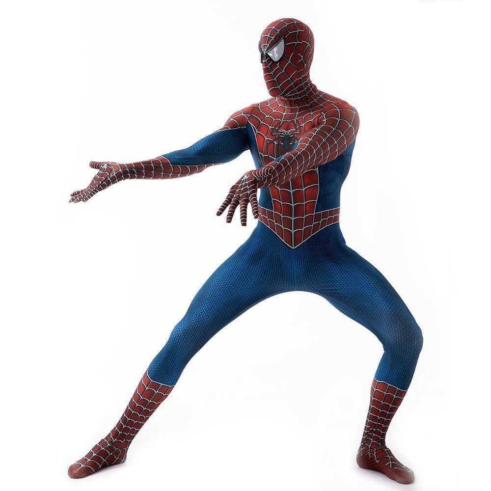 Spider-Man Tony Costume Cosplay Jumpsuit Superhero Bodysuit Tights Halloween - Ecosfun