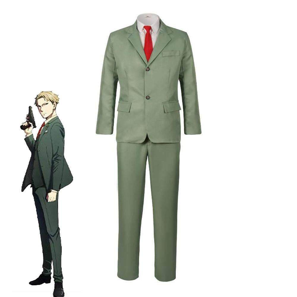 Spy X Family Cosplay Costumes Loid Forger Anime Suits Coat Uniform Halloween Outfit Dress For Men - Ecosfun