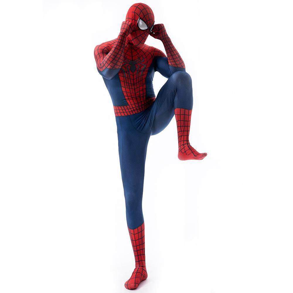 The Amazing Spider-Man Peter B Parker Costume Cosplay Jumpsuit Halloween Zentai For Adult Kids - Ecosfun