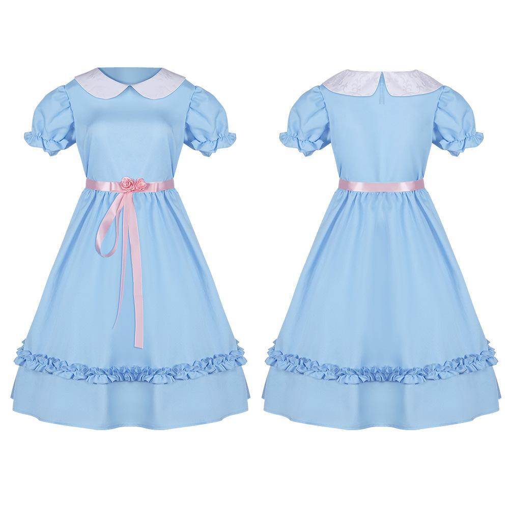 The Shining Twins Prom Dress Costume Cosplay Outfits Halloween Carnival Suit - Ecosfun