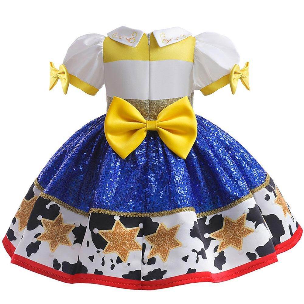 Toy Story Jessie Waisted Princess Dress Cosplay Costumes For Kids - Ecosfun
