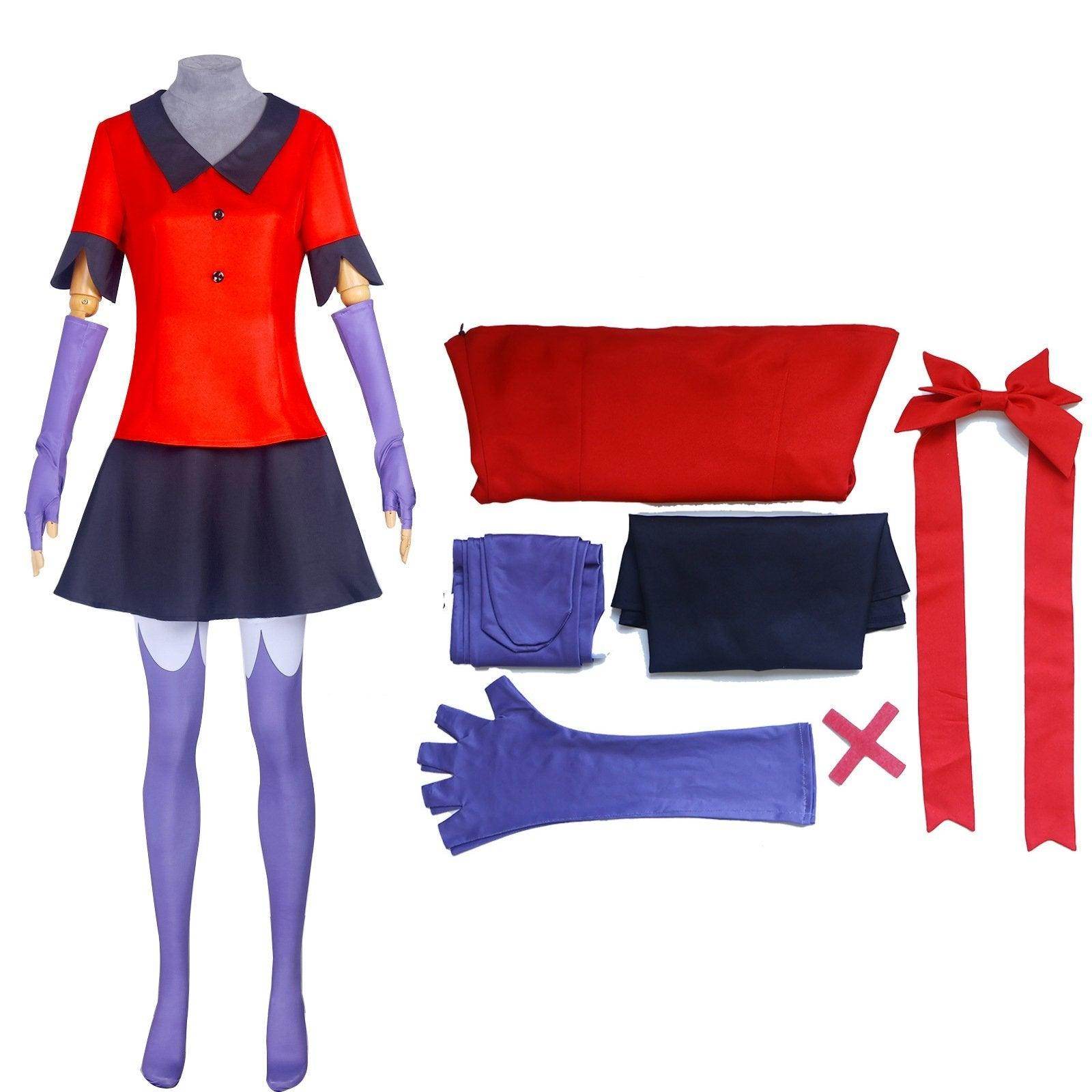 Vaggie Hazbin Hotel Adult Cosplay Costume Outfits Carnival Suit - Ecosfun