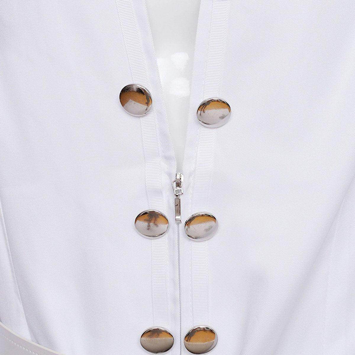 White Elvis Presley Cosplay Costume Halloween Carnival Suit For Adults - Ecosfun