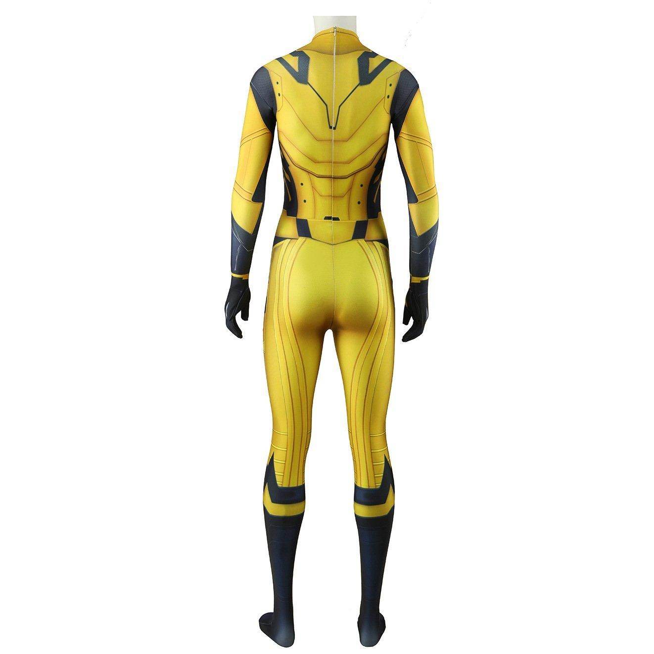Women Wolverine Costume X23 Logan Halloween Cosplay Jumpsuit Deadpool 3 Dafne Keen Yellow - Ecosfun