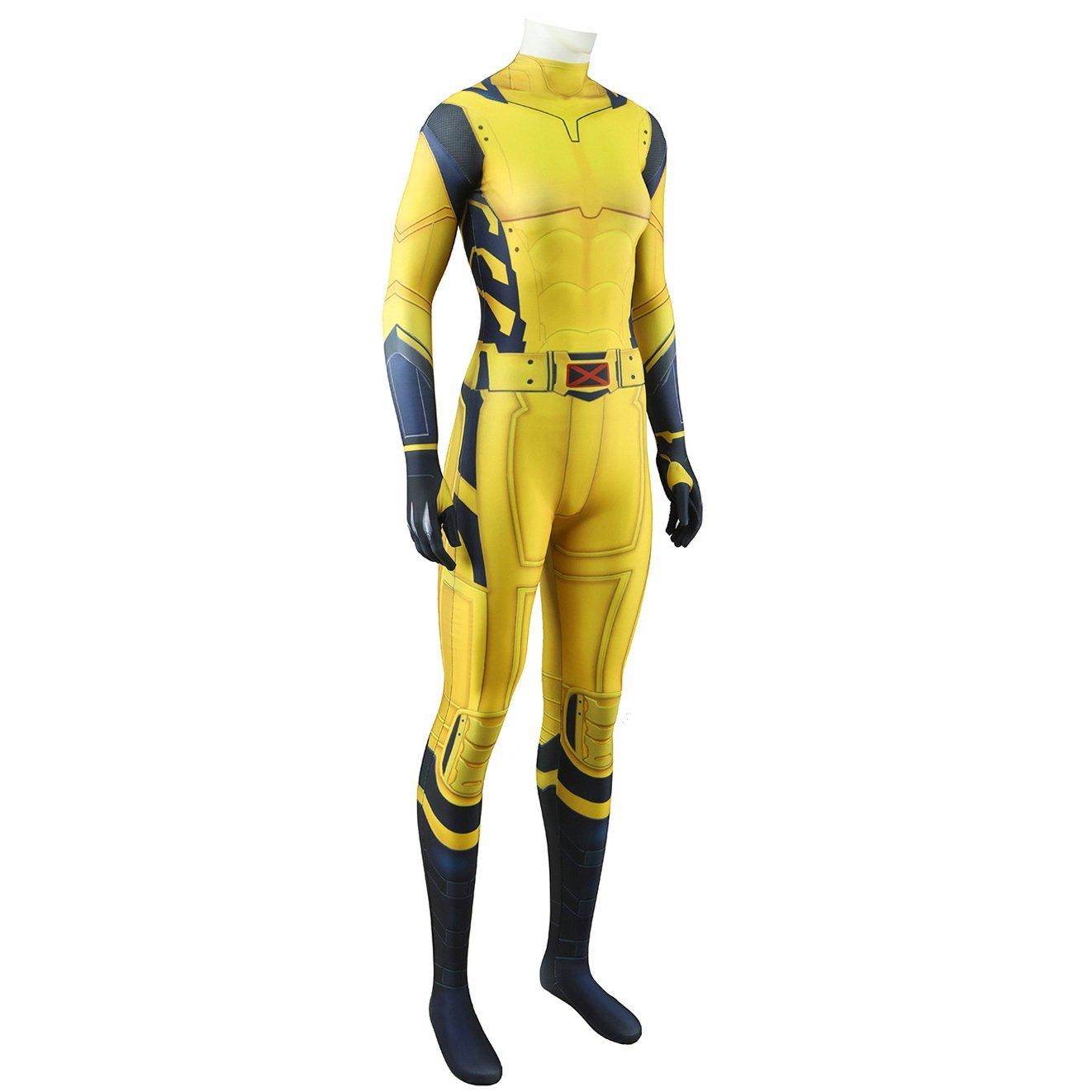 Women Wolverine Costume X23 Logan Halloween Cosplay Jumpsuit Deadpool 3 Dafne Keen Yellow - Ecosfun