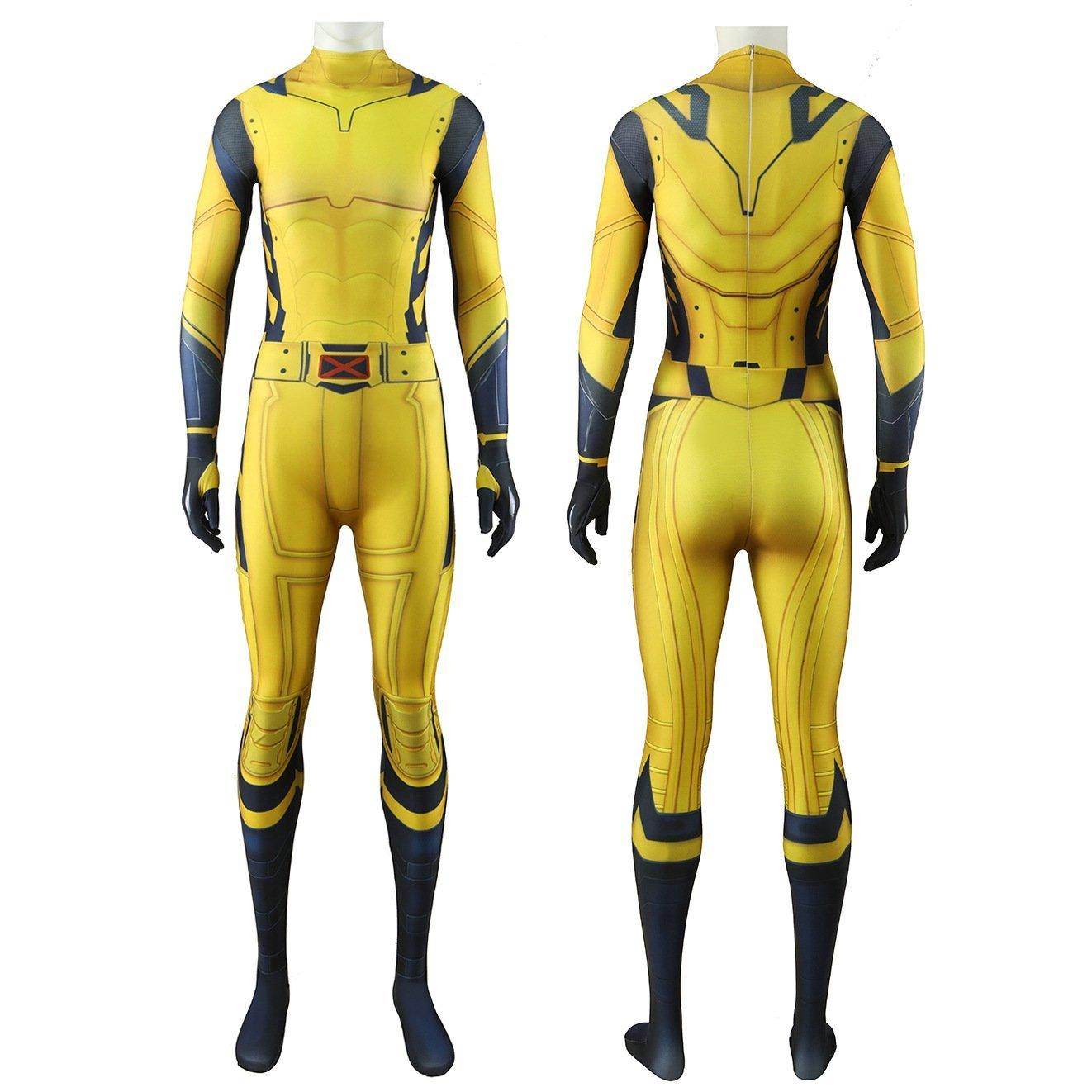 Women Wolverine Costume X23 Logan Halloween Cosplay Jumpsuit Deadpool 3 Dafne Keen Yellow - Ecosfun
