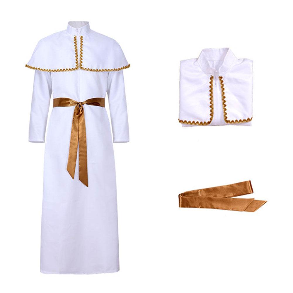 Men's Pope Costume Halloween Medieval Cosplay - Ecosfun