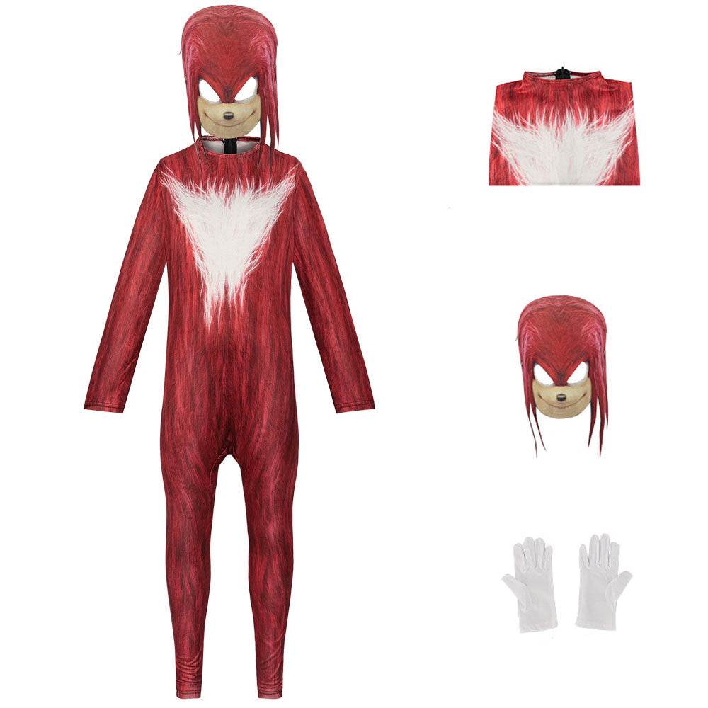 Sonic the Hedgehog Cosplay Costume Jumpsuit Kids Party Carnival - Ecosfun