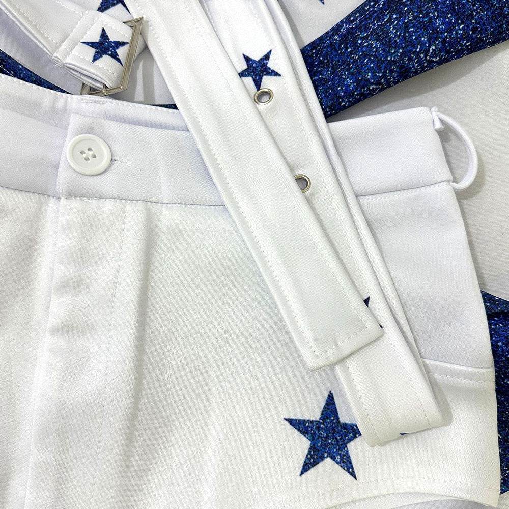 Cowgirl Rugby Football Cheerleader Costume for Women - Ecosfun