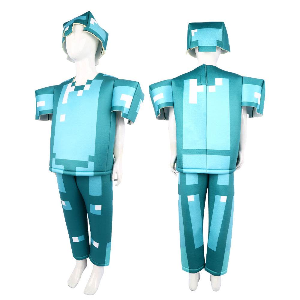 Minecraft Steve Costume for Kids Halloween - Ecosfun