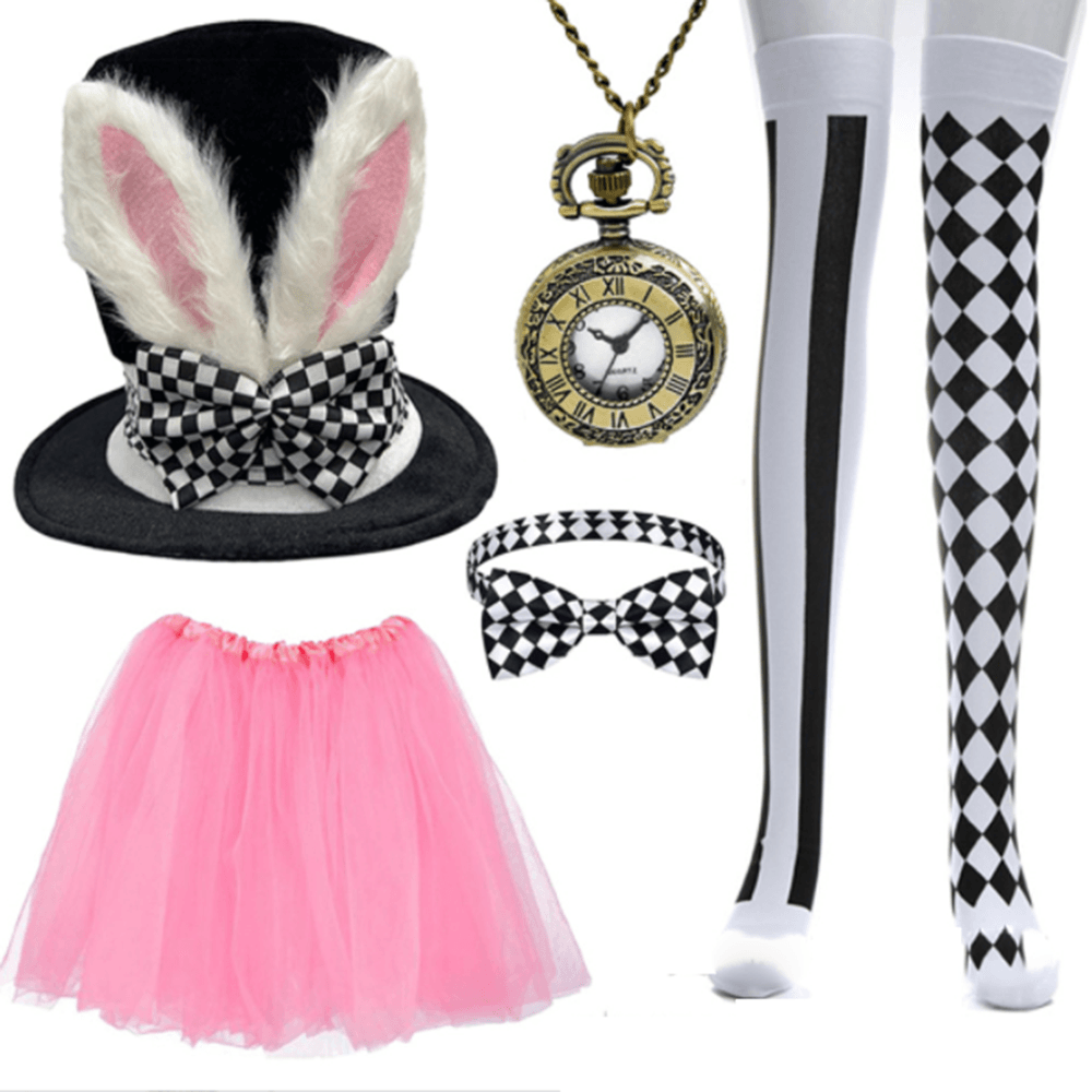 Easter hat props Easter costume plush bunny ears party dress up - Ecosfun