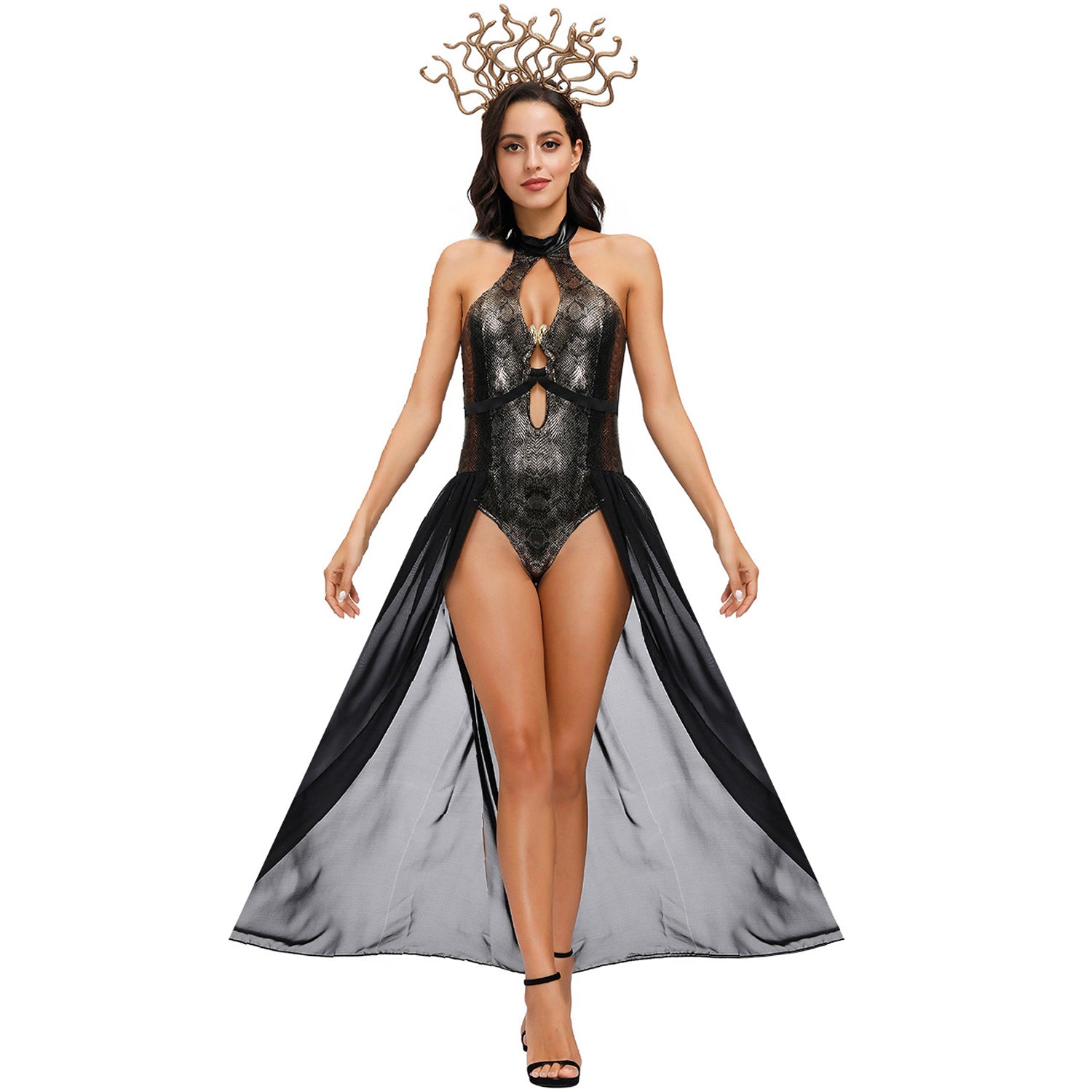 Greek goddess Egyptian Medusa Costume Halloween