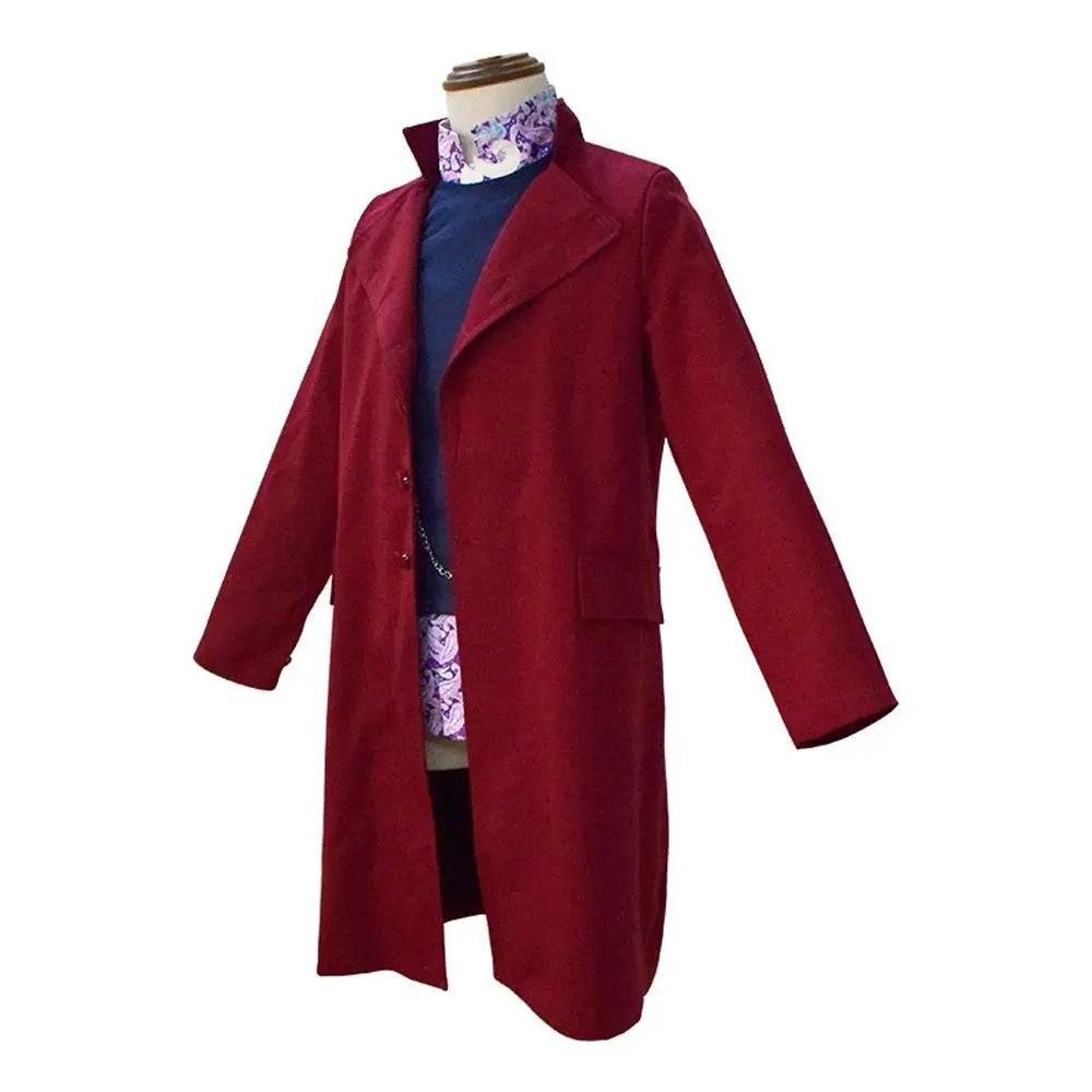 Adult Willy Wonka Charlie and the Chocolate Factory Johnny Depp Cosplay Costume Outfits For Men - Ecosfun