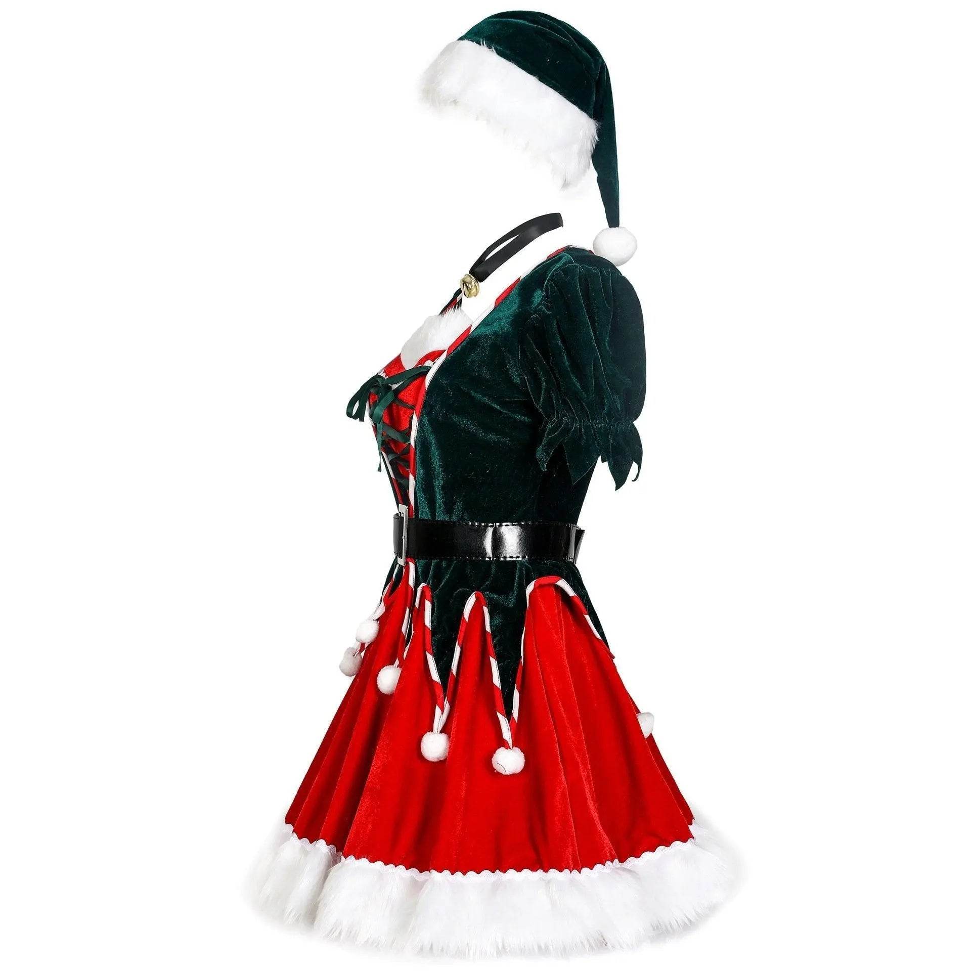 Chrsitmas New Year Women Party Sexy Costume All Size - Ecosfun