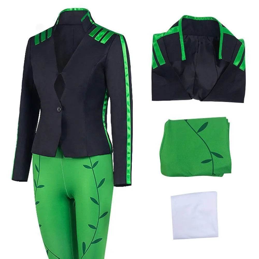 Poison Ivy Cosplay Costume Harley Quinn Outfits Halloween Carnival Dress Up Suit Outfit For Women - Ecosfun