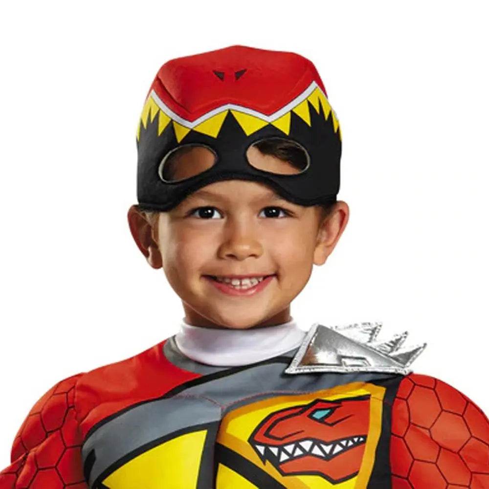 Power Rangers Costume For Boys Red Dino Charge Halloween Outfits - Ecosfun