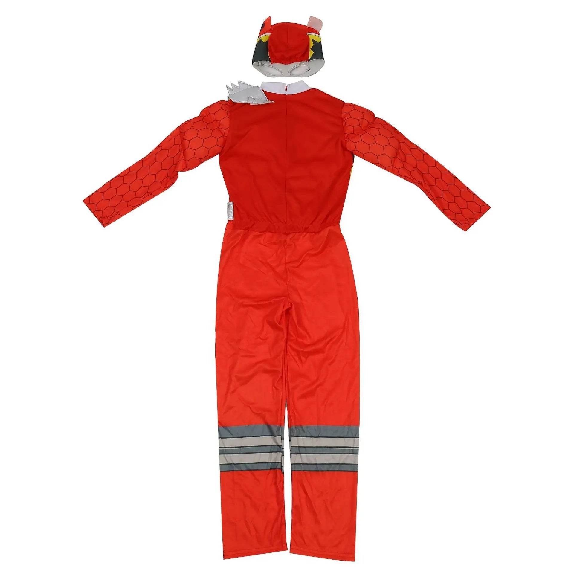 Power Rangers Costume For Boys Red Dino Charge Halloween Outfits - Ecosfun