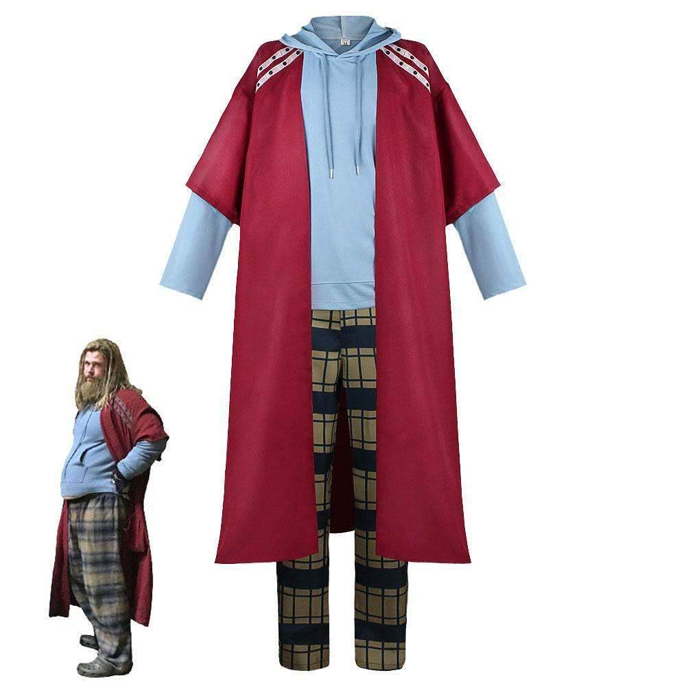 Avengers Endgame Thor Outfit Cosplay Costume Long Pants Set Halloween Full Suit For Men - Ecosfun