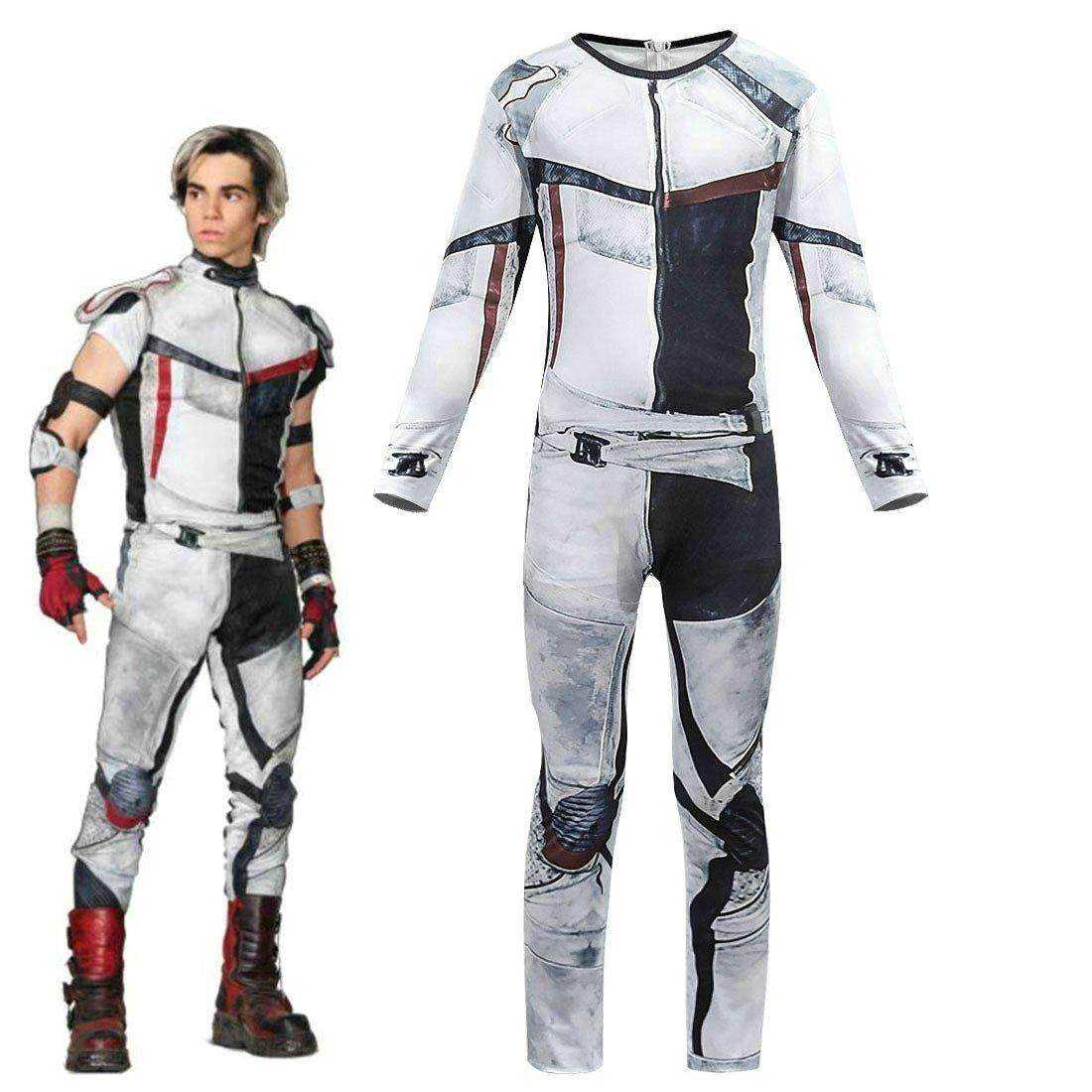 Descendants 3 Jay Carlos Cosplay Costume Bodysuit for Adult Kid - Ecosfun