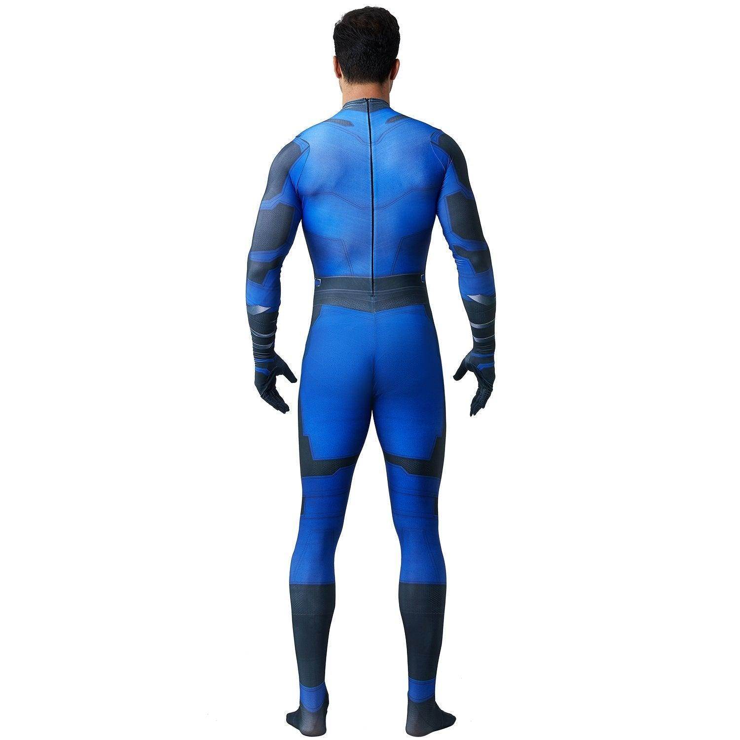Fantastic Four Mr. Fantastic Reed Richards Cosplay Zentai Costume Suit for Adults and Kids - Ecosfun