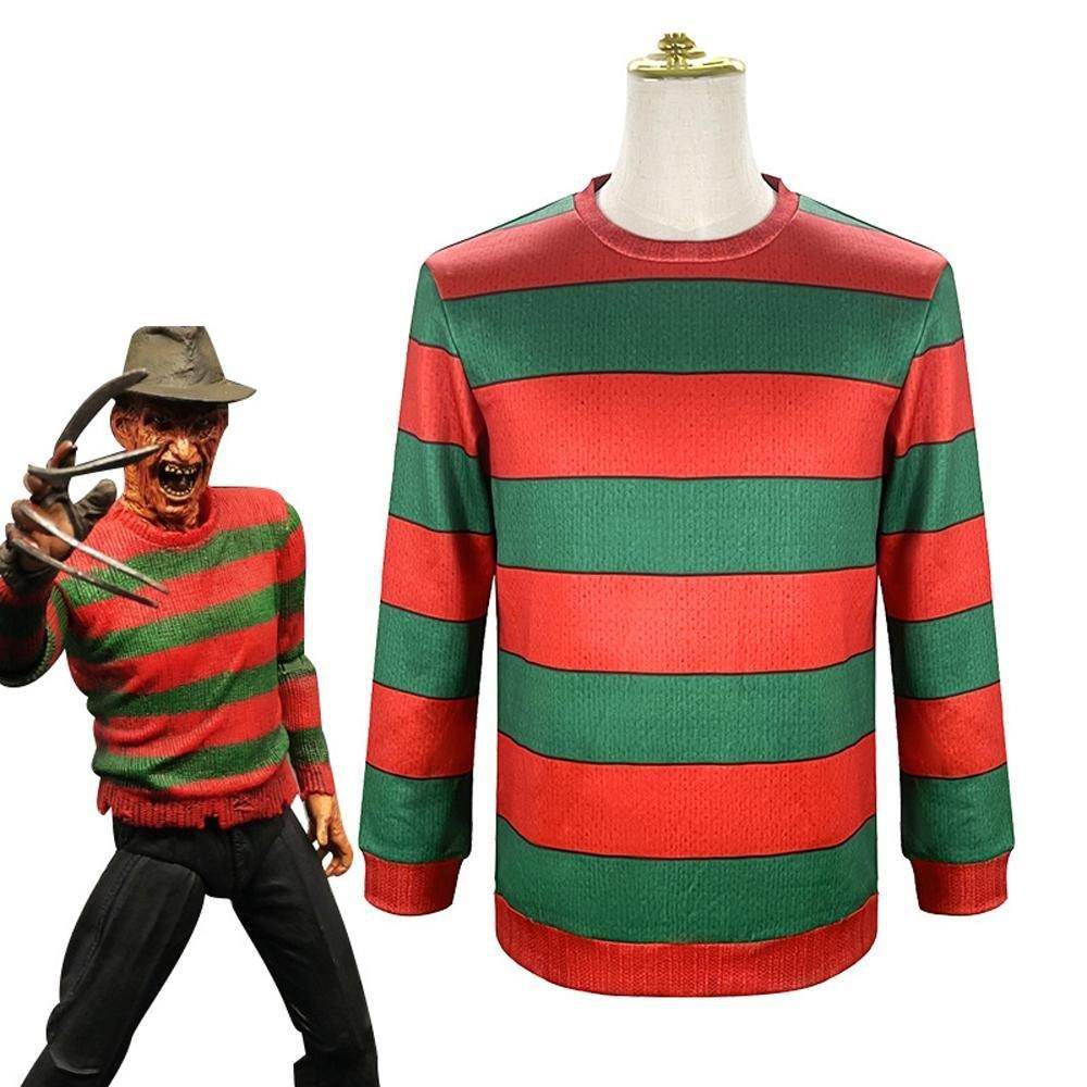 Freddy Krueger A Nightmare on Elm Street Adult Cosplay Costume Outfits Halloween Carnival Suit - Ecosfun