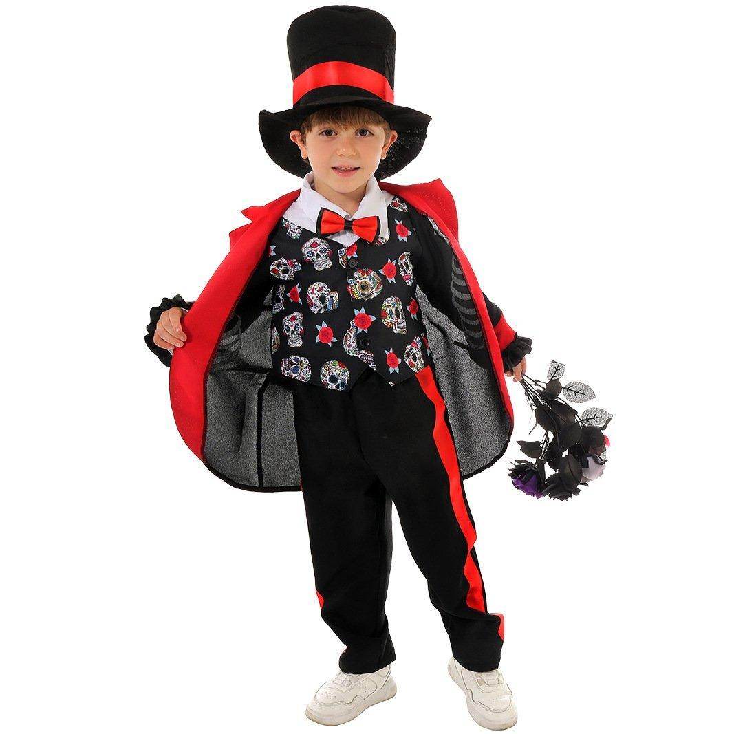 Kids' Day of the Dead Cosplay Costume Doomsday Revenant Halloween Party Outfit - Ecosfun