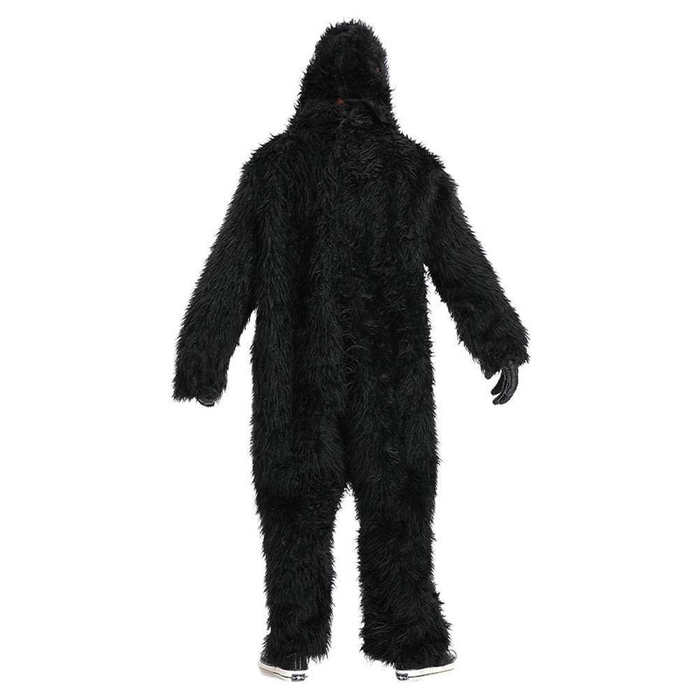 King Kong Chimpanzee Animal Adult Jumpsuit Cosplay Costume Carnival - Ecosfun