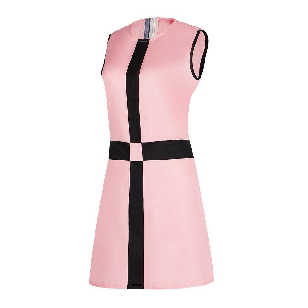 Movie The Queen's Gambit The same Beth Harmon dress cosplay for stage - Ecosfun