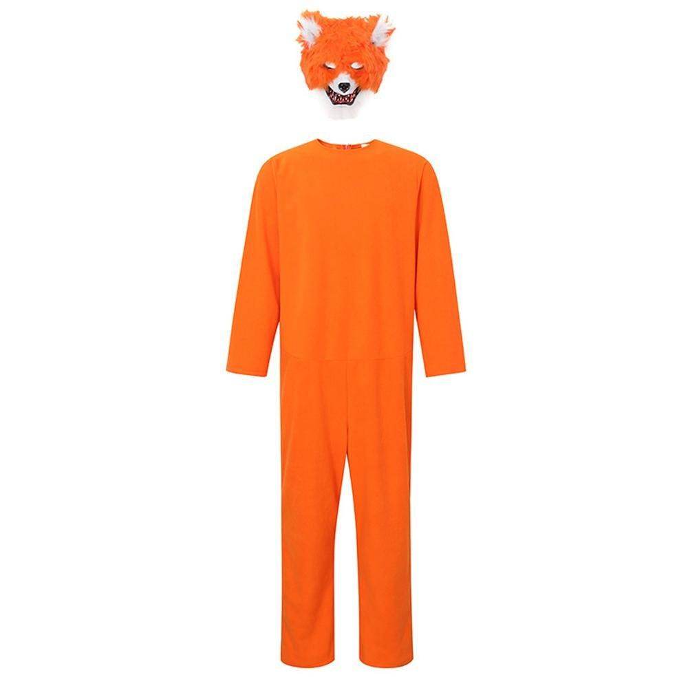 Mr. Sly Fox Animal Adult Jumpsuit Cosplay Costume Carnival - Ecosfun