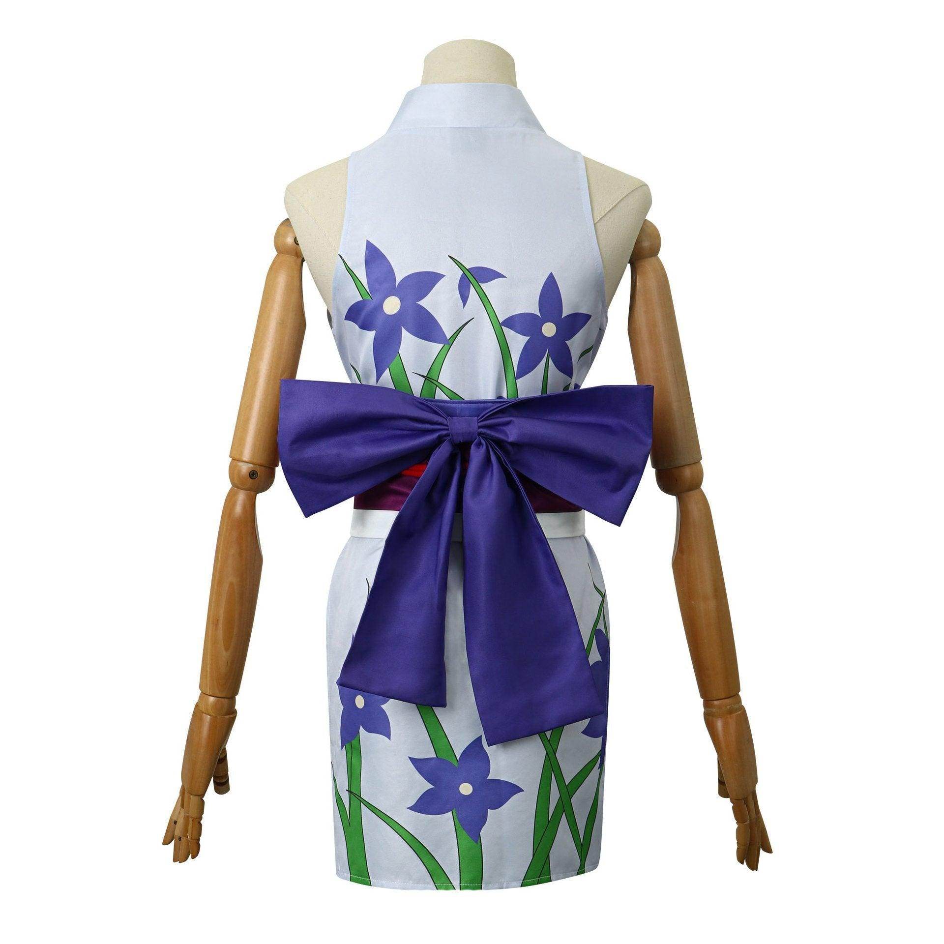 One Piece Nico Robin Costumes Japanese Anime Kimono Robe Fancy cosplay - Ecosfun
