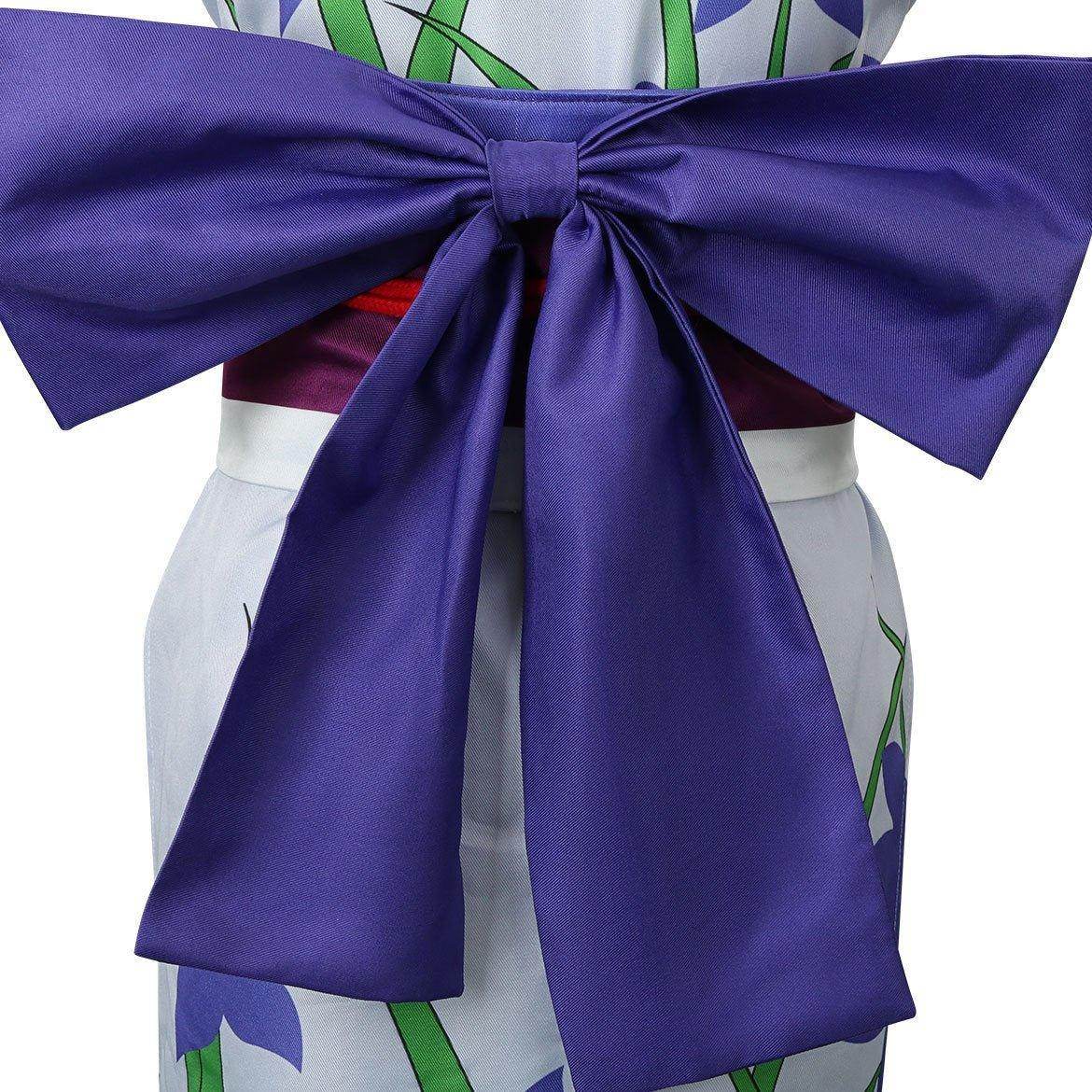 One Piece Nico Robin Costumes Japanese Anime Kimono Robe Fancy cosplay - Ecosfun